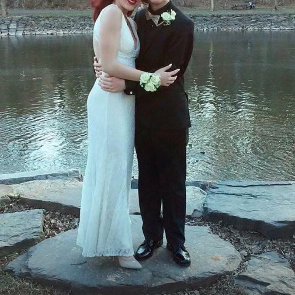 White Prom Dress 👗